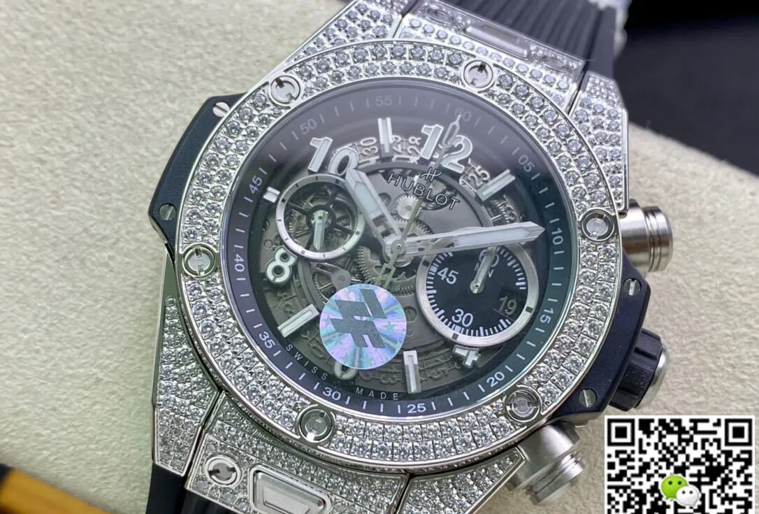 Hublot BIG BANG 421.NX.1170.RX.1704 ZF Factory 1:1 Best Edition Replica Watch Diamond-Set Bezel